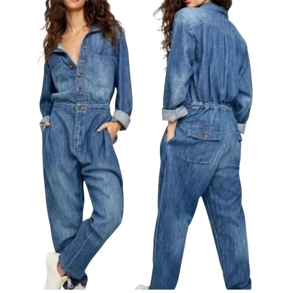 NWT Free People We The Free Townes Coverall In Color High Noon